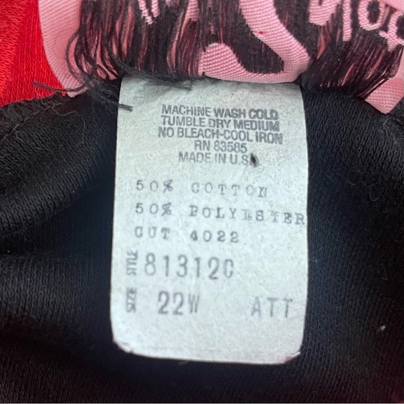 VINTAGE Grandma Floral Roses Graphic Sweatshirt Crewneck Pullover 90s Sz Large - Picture 5 of 7